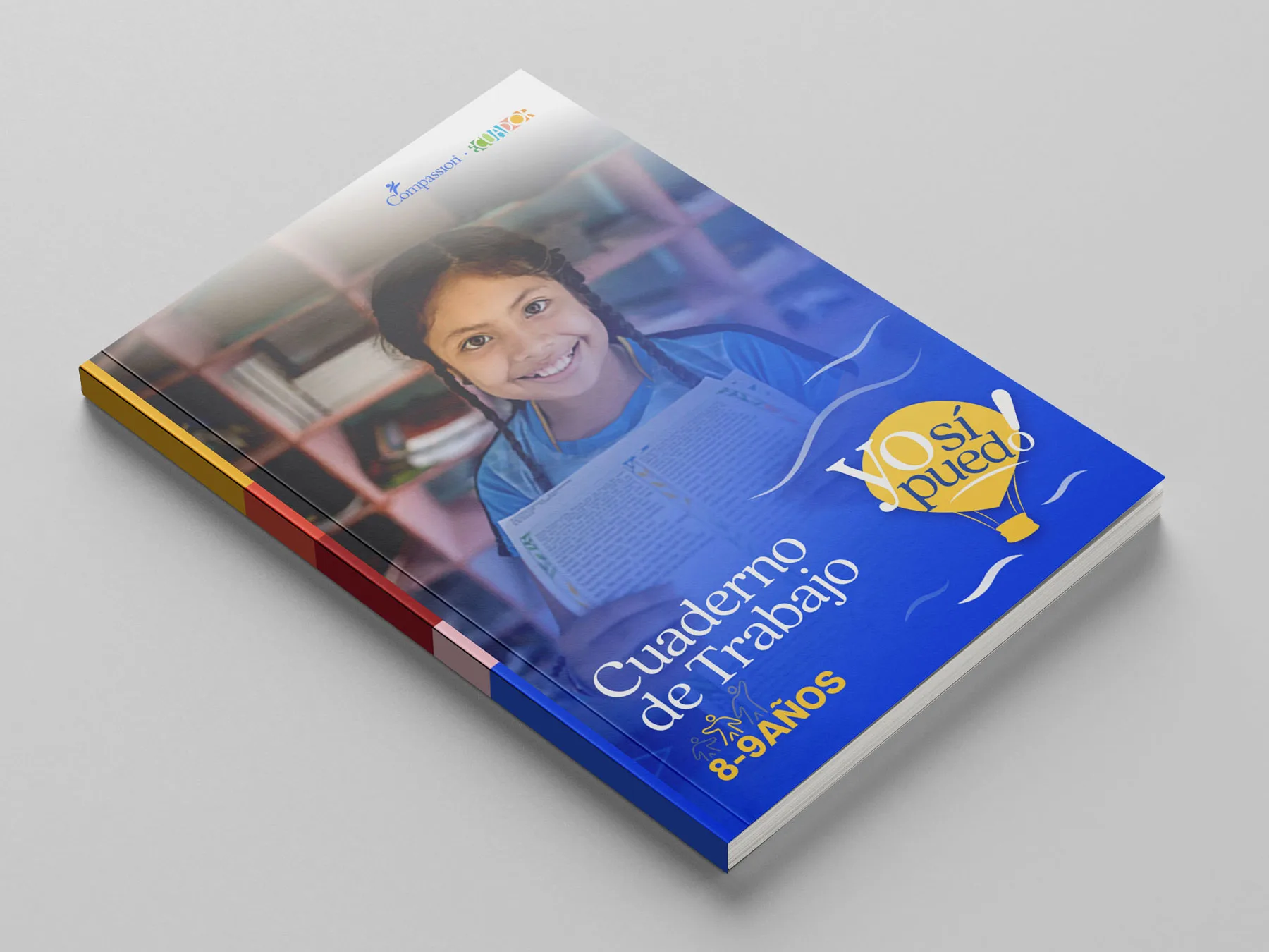 Portada del Cuaderno de Trabajo 8-9 años de la serie Yo Sí Puedo